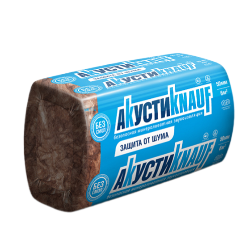 ТеплоKnauf Akusti пл. S37MR  50х610х1230мм-16шт/уп (1уп=0,6м3=12м2,9/36)