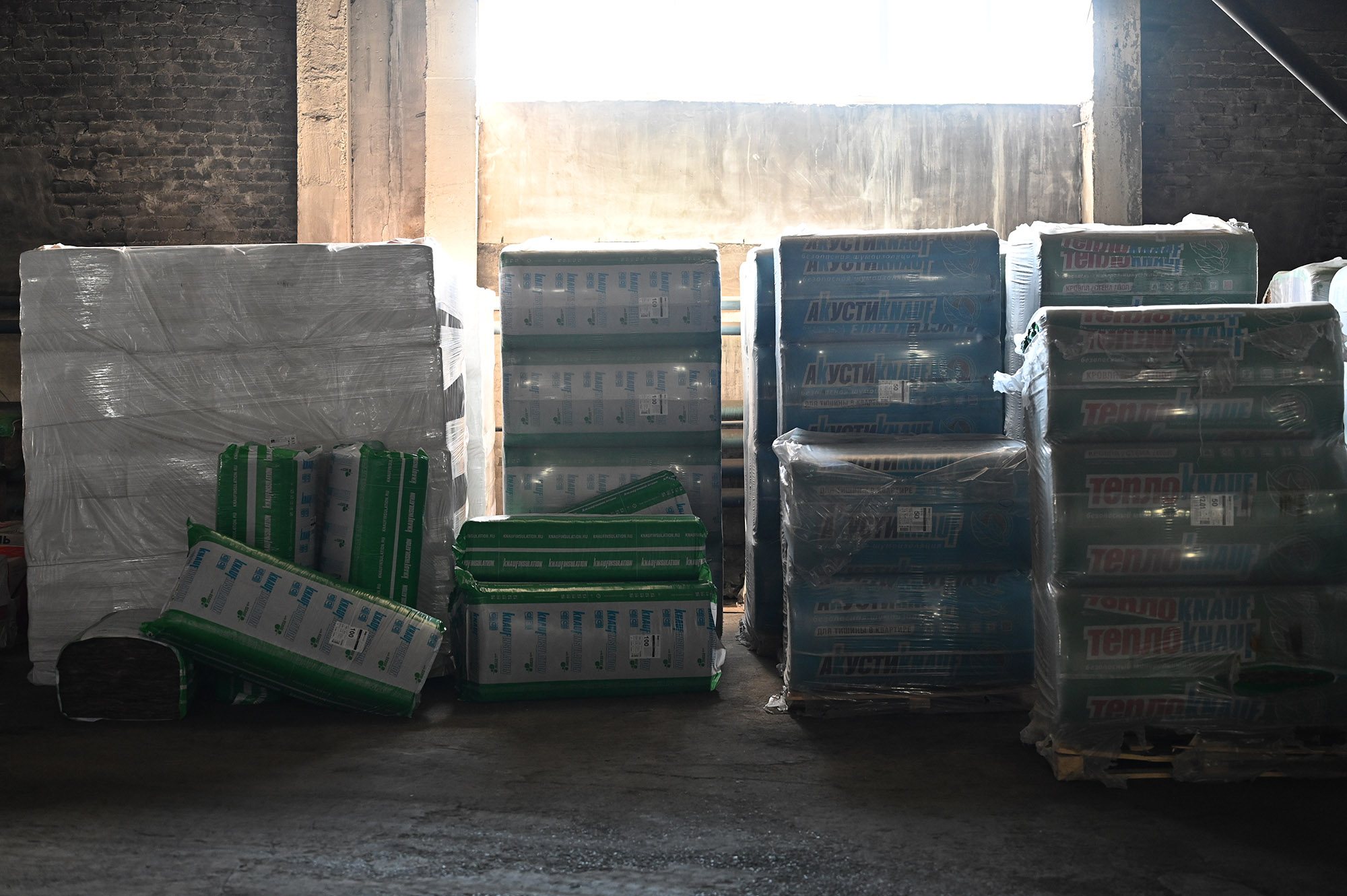 Хранение и транспортировка материалов Knauf: как сохранить качество?